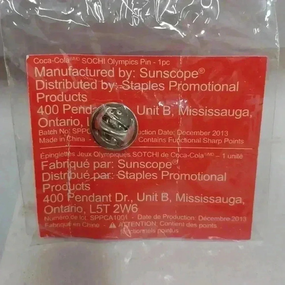 Coca-Cola 2014 SOCHI Olympic Games Limited  Edition Pin - Picture 2 of 2